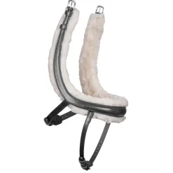 Shires Equestrian Velociti RAPIDA Fleece Curved Flash Noseband
