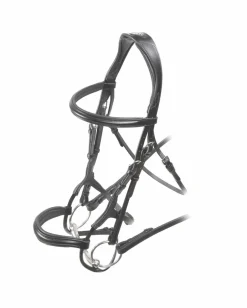 Shires Equestrian Velociti RAPIDA Rolled Padded Cavesson Bridle